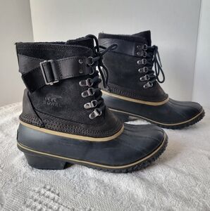 Sorel Women's Winter Fancy Lace II Mid Calf Snow Waterproof Tie up Boot